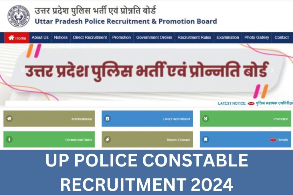 UP Police Constable Vacancy Form 2023