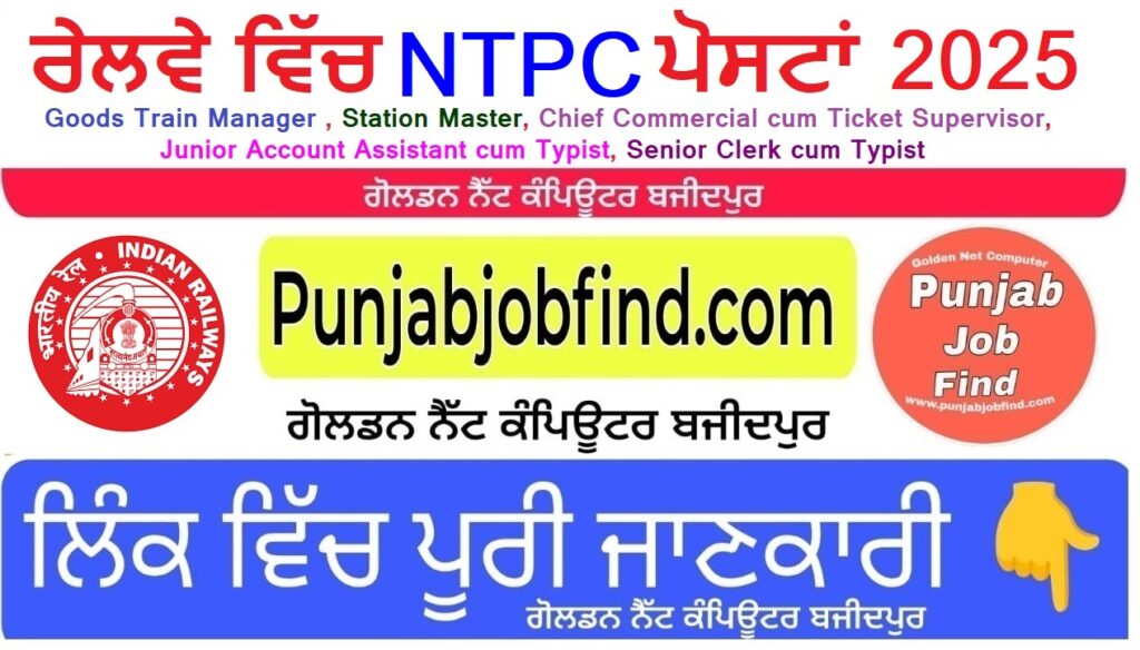 RRB Railway NTPC (Graduate Level) Vacancy 2025